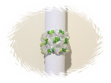 Ring transp./grün