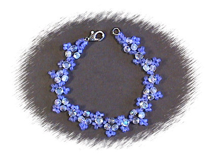 Armband blau