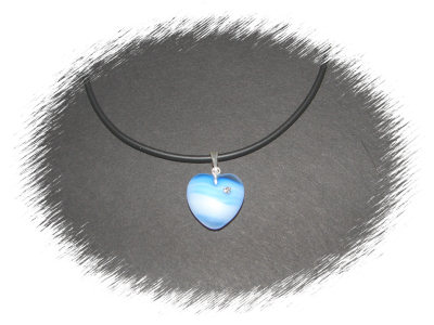 Silikon Halskette (blau)