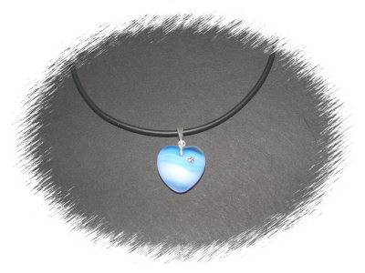 Silikon Halskette (blau)