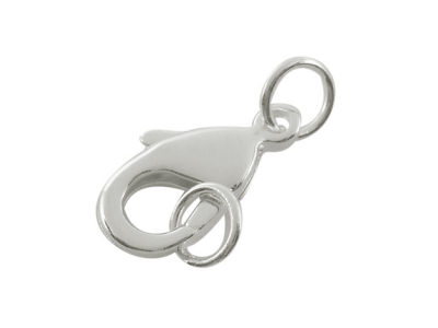 Karabinerverschluss, silber, 19mm, 1 Stk