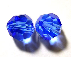 Round, 4mm, Sapphire, 10 Stk