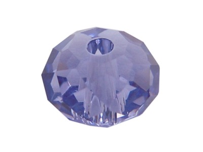 5040 Faceted Briolette, 6mm, Tanzanite, 1 Stk