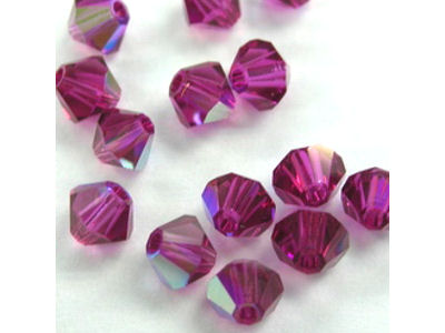 5328 XILION, 4mm, Fuchsia AB, 50 Stk