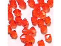 Bicone, 6mm, Hyacinth, 10 Stk