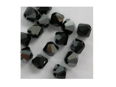 5328 XILION, 6mm, Jet Hematite, 10 Stk