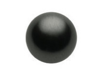 Pearl, 8mm, Black, 10 Stk