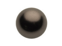 Pearl, 8mm, Brown, 10 Stk
