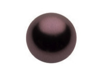 Pearl, 6mm, Burgundy, 10 Stk