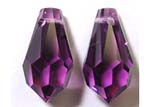 Teardrop, Amethyst, 13x6.5 mm