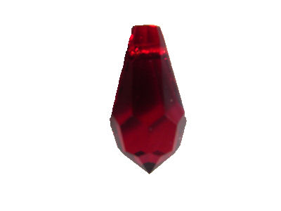 Teardrop, Siam, 13x6.5 mm