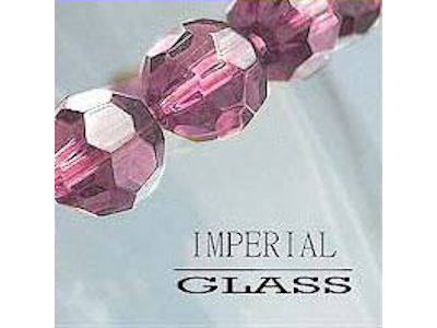 Glasschliffperlen Plum, 4mm, 100 Stk