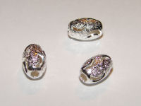 Metallperle Stardust "Mond", 1 Stk