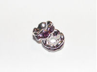 Strassrondell, light amethyst, 8mm (Aktion)