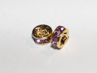 Strassrondell, light amethyst, 6mm (Aktion)