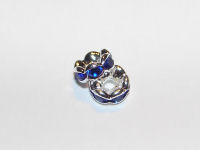 Strassrondell, sapphire, 6mm (Aktion)
