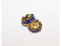 Strassrondell, sapphire, 6mm (Aktion)