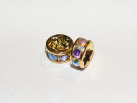 Strassrondell, crystal ab, 6mm (Aktion)