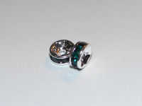 Strassrondell, emerald, 6mm (Aktion)