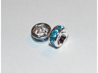 Strassrondell, indicolite, 5mm (Aktion)