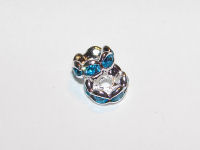 Strassrondell, indicolite, 6mm (Aktion)