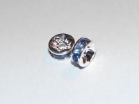 Strassrondell, light sapphire, 7mm (Aktion)