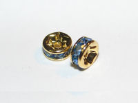 Strassrondell, light sapphire, 6mm (Aktion)