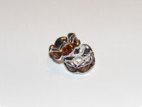 Strassrondell, light smoked topaz, 8mm (Aktion)