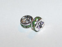 Strassrondell, peridot, 7mm (Aktion)