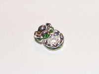 Strassrondell, peridot, 6mm (Aktion)